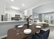 Thumbnail 4 of 18 - Dining Room at Hanna Village, Indianapolis, IN 46227