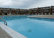 Thumbnail 23 of 35 - Swimming Pool And Relaxing Area at Lawrence Landing, Indianapolis, 46226
