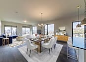 Thumbnail 10 of 64 - Dining Space with natural light at Adams Edge Apartments, Ohio, 45202