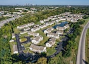 Thumbnail 17 of 18 - Aerial view of residential area at College Park, Columbus, OH, 43209