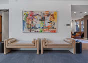 Thumbnail 55 of 81 - a living room with two couches and a painting on the wall at Four23/Hoge, Cincinnati, 45226