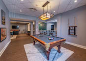 Thumbnail 35 of 44 - Billiards Table In Clubhouse at Renaissance at the Power Building, Cincinnati, Ohio