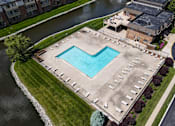 Thumbnail 27 of 35 - Beautiful Salt Water Pool at Lawrence Landing, Indianapolis, 46226