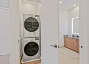 Thumbnail 17 of 81 - Washer and dryer in a laundry room at Four23/Hoge, Cincinnati, OH