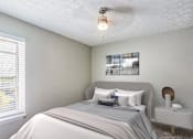 Thumbnail 5 of 16 - Bedroom with ceiling fan at Rivers at Bluegrass, Lexington