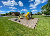 Thumbnail 29 of 35 - Well maintained playground equipment at Lawrence Landing, Indianapolis, 46226