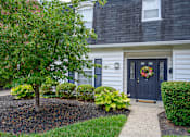 Thumbnail 29 of 32 - a front door of a house with a wreath on it at Olde Towne in Kenwood, Cincinnati, OH