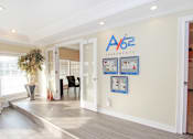 Thumbnail 25 of 33 - Modern interior design living room at A62 Apartments, Indiana 46220