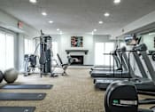 Thumbnail 20 of 35 - Fitness Center With Updated Equipment at Lawrence Landing, Indianapolis, 46226
