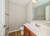 Thumbnail 17 of 29 - Bathroom with sink and towel rack at Trails at Mariemont, Ohio