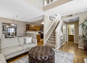 Thumbnail 44 of 53 - Living room & stairs