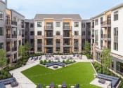 Thumbnail 64 of 65 - an aerial view of an apartment complex with a green courtyard at Stonehill at West Orange, New Jersey, 07052