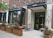 Thumbnail 16 of 17 - a view of the front of the cafe from the sidewalk at 1841 Columbia Road Apartments, Washington, Washington DC