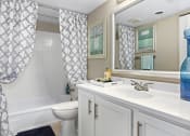 Thumbnail 10 of 17 - bathroom at Versailles Apartments, Towson