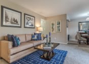 Thumbnail 5 of 17 - Modern Living Room at Versailles Apartments, Towson, MD