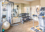 Thumbnail 13 of 17 - fitness center at Versailles Apartments, Towson, MD