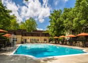 Thumbnail 12 of 17 - pool and sundeck area at Versailles Apartments, Towson, MD, 21204