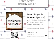 Thumbnail 1 of 19 - A flyer for an Open House Weekend event at Windsor Crossing, featuring a QR code and contact information.