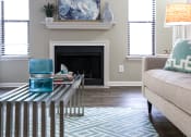 Thumbnail 21 of 49 - Living Area With Fireplace at 50 Stoneview, Lilburn, GA, 30047