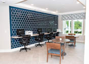 Thumbnail 20 of 34 - Business Center With Computers at Ventura at Turtle Creek, Rockledge