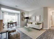 Thumbnail 2 of 48 - 2 bedroom model living room at Brodick Hill, Lithia Springs, GA