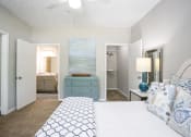 Thumbnail 10 of 48 - 2 bedroom model bedroom door view at Brodick Hill, Lithia Springs, GA, 30122