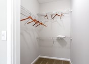 Thumbnail 12 of 48 - 2 bedroom model walk in closet at Brodick Hill, Lithia Springs, GA, 30122