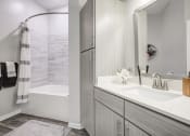 Thumbnail 29 of 32 - a bathroom with a sink and a mirrorat Century University City, North Carolina, 28213