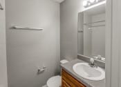 Thumbnail 31 of 33 - Luxurious Bathroom at The Hub at 934 Apartments, Atlanta, GA