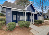 Thumbnail 37 of 37 - a blue and white house with a sidewalk in front of it at The Sapphire, Decatur, 30035