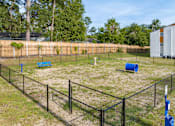 Thumbnail 21 of 34 - a fenced in dog park with agility courses at Summit Augusta, Augusta Georgia