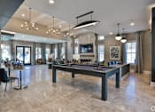 Thumbnail 8 of 27 - our resident clubhouse has a games room with a pool table and a flat screen tv