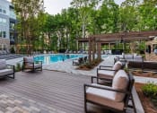 Thumbnail 32 of 32 - Outdoor pool side at Century University City, Charlotte
