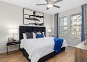 Thumbnail 26 of 29 - Bedroom With Ceiling Fan at Century Grove Park, Knightdale, 27545
