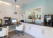 Thumbnail 12 of 31 - Business and coffee station at Oasis at Twinwood in Wilmington, NC
