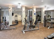 Thumbnail 10 of 22 - a gym with weights and other exercise equipment in a building