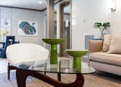 Thumbnail 6 of 29 - Decorated Living Space at The Metro Apartments, Atlanta, Georgia