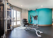Thumbnail 27 of 29 - Fitness Center With Modern Equipment at The Metro Apartments, Atlanta, GA