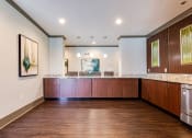 Thumbnail 29 of 29 - Clubhouse Kitchen Area at The Metro Apartments, Atlanta, Georgia