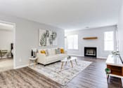 Thumbnail 10 of 60 - Living Area With Fireplace at Wildcreek Apartments, Clarkston