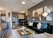 Thumbnail 7 of 28 - Living Area With Kitchen at Caldwell, Houston, TX, 77084