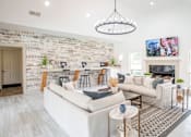 Thumbnail 12 of 22 - Leasing Center and Clubhouse at The Addison at Collierville Apartments, Collierville, TN, 38017