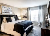 Thumbnail 13 of 40 - Main Bedroom with Large Window located at Addison on Cobblestone located in Fayetteville, GA 30215