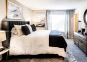 Thumbnail 14 of 40 - Bedroom with large window located at Addison on Cobblestone located in Fayetteville, GA 30215