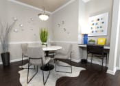 Thumbnail 6 of 40 - a dining room with a table and chairs at Ansley at Town Center in Evans GA