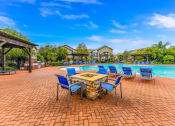 Thumbnail 11 of 18 - Fire pit and pool deck at Artesian on Westheimer, Houston, TX, 77077