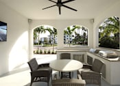 Thumbnail 10 of 20 - Outdoor Grilling area at Azola West Palm Beach, West Palm Beach, FL, 33411