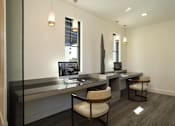 Thumbnail 16 of 20 - Office area with desktop at Azola West Palm Beach, West Palm Beach, FL