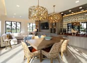Thumbnail 13 of 20 - Living room and dining area at Azola West Palm Beach, Florida