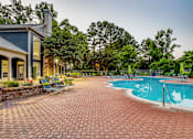 Thumbnail 22 of 42 - Swimming Pool Area at Bridgewater Apartments, Georgia, 30096